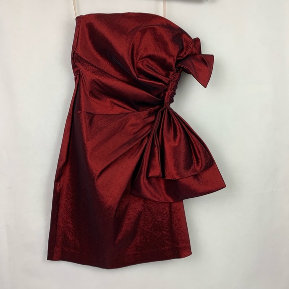 Poetry Dresses & Skirts - Poetry Strapless Dress Small Red Prom Formal NWT